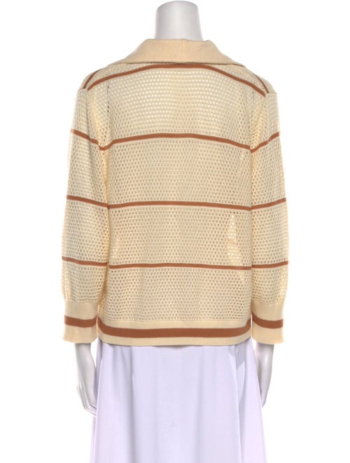 Johanna Ortiz Patterned V-Neck Sweatshirt