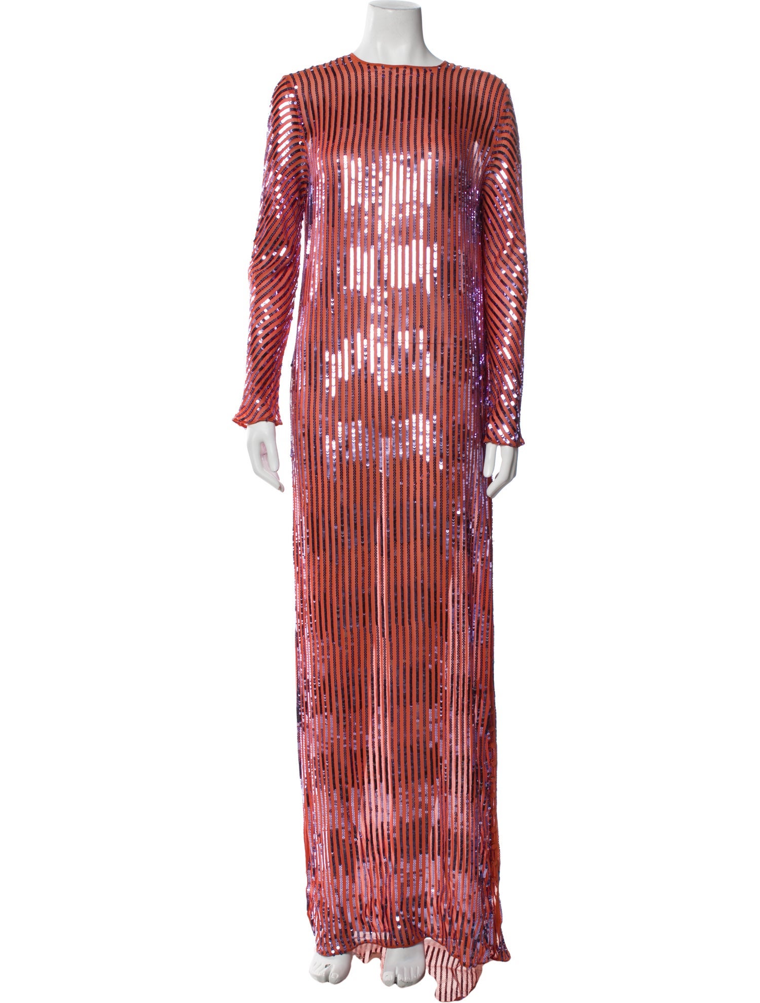 Johanna Ortiz Striped Long Dress