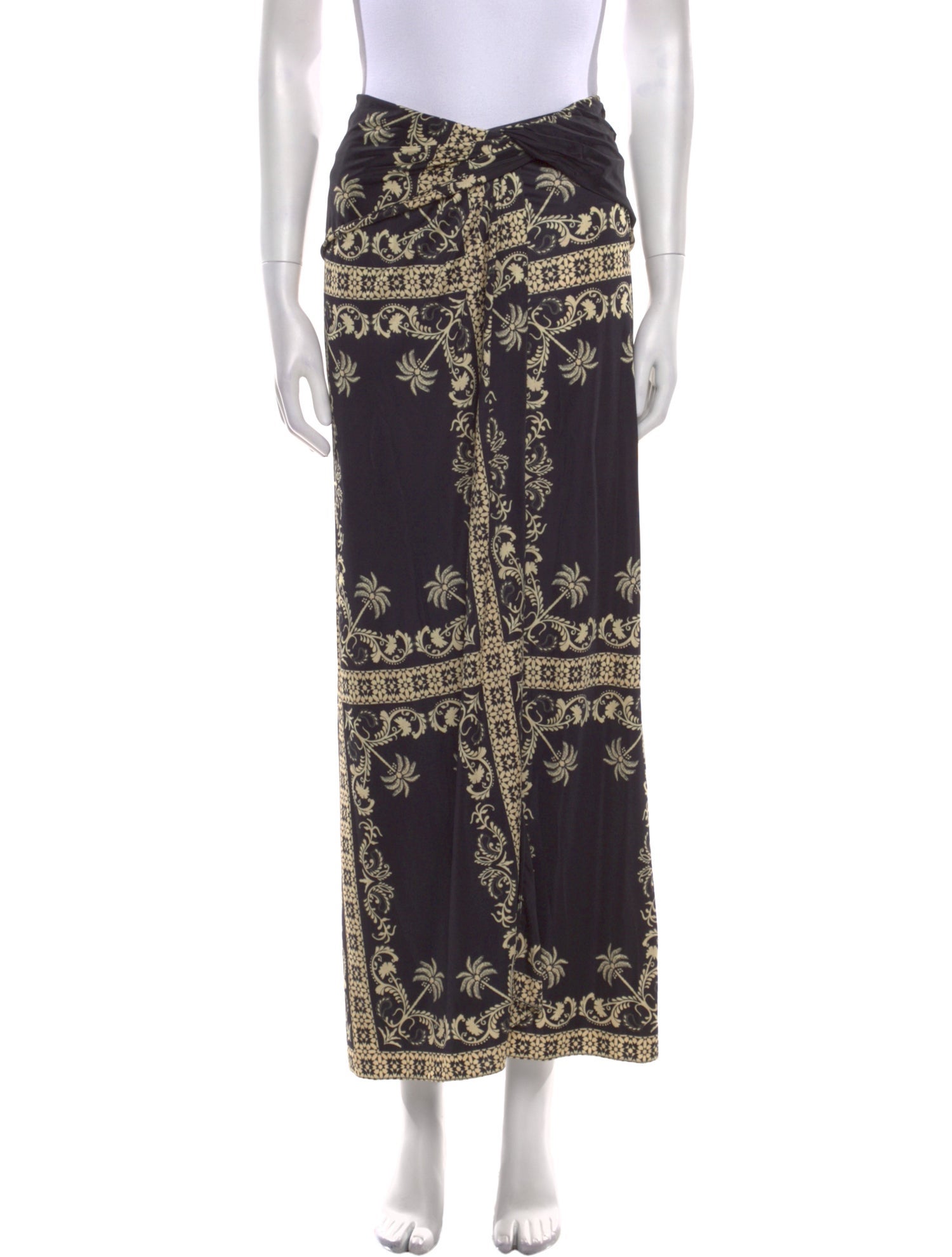 Johanna Ortiz Printed Midi Length Skirt