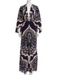 Johanna Ortiz Printed Long Dress