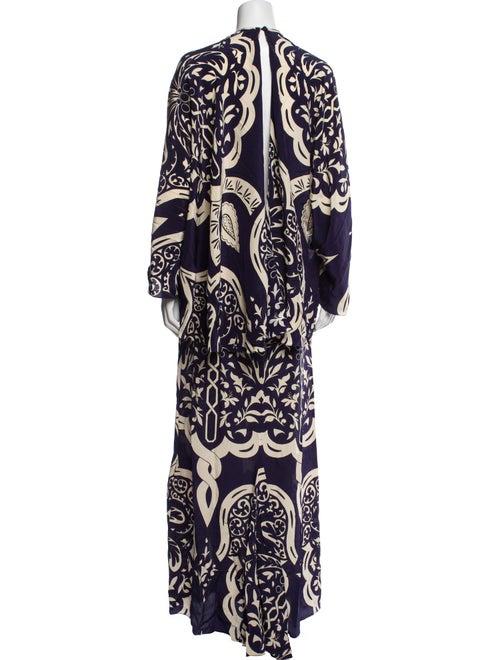 Johanna Ortiz Printed Long Dress