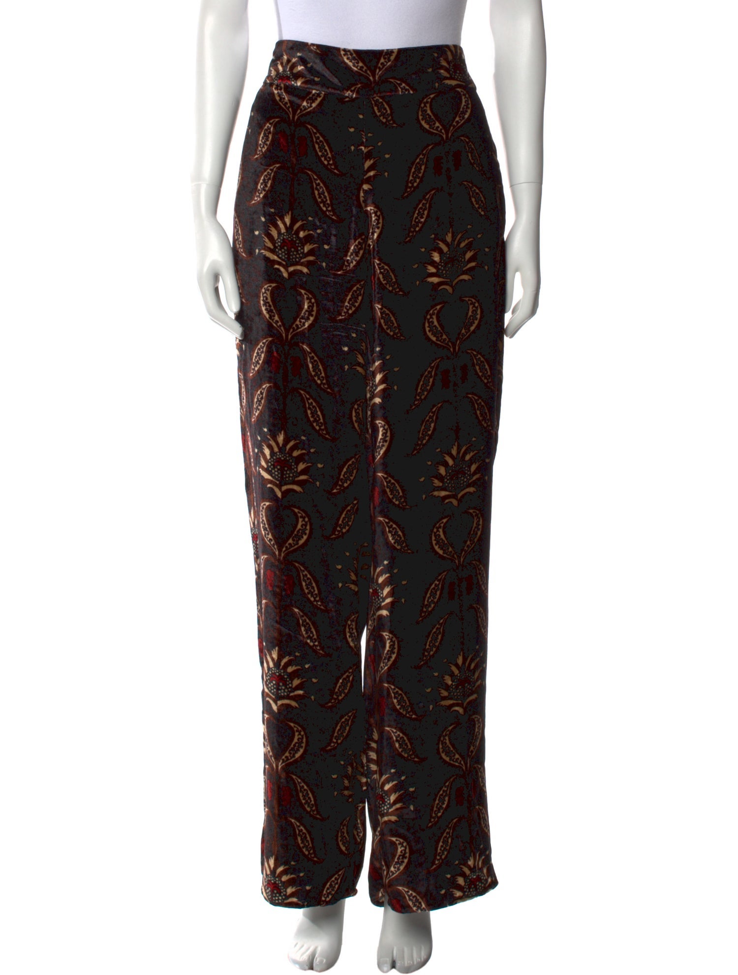 Johanna Ortiz Silk Wide Leg Pants