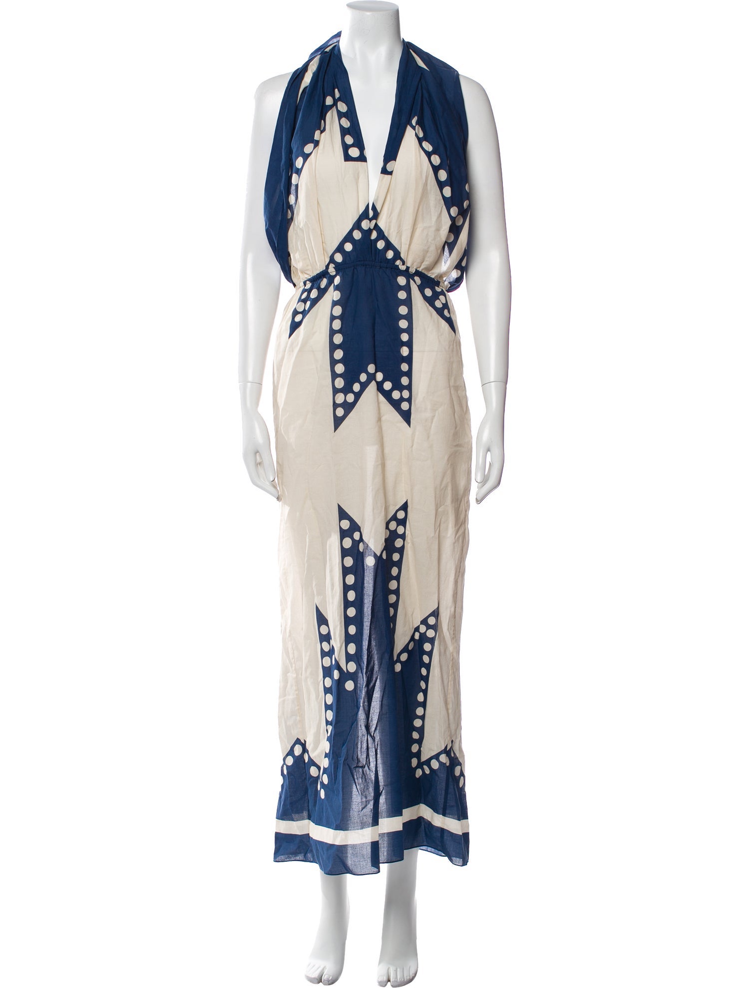Johanna Ortiz Printed Long Dress