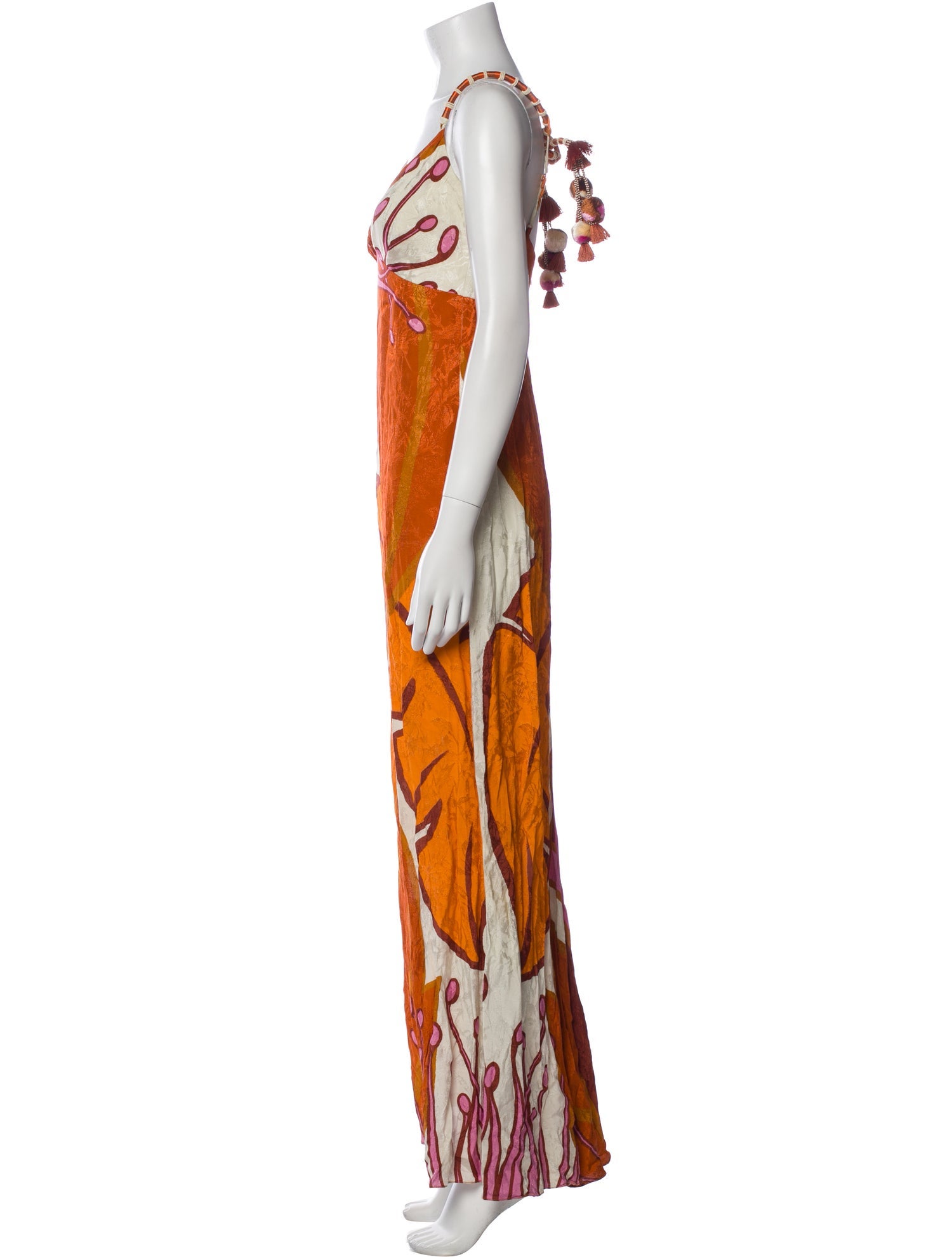 Johanna Ortiz Printed Long Dress