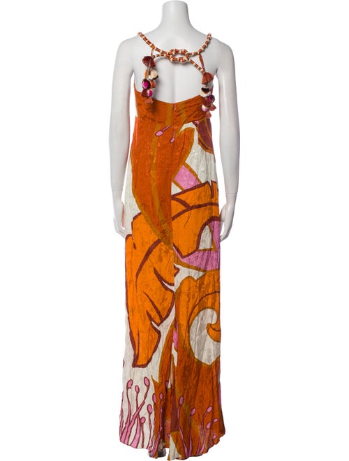 Johanna Ortiz Printed Long Dress