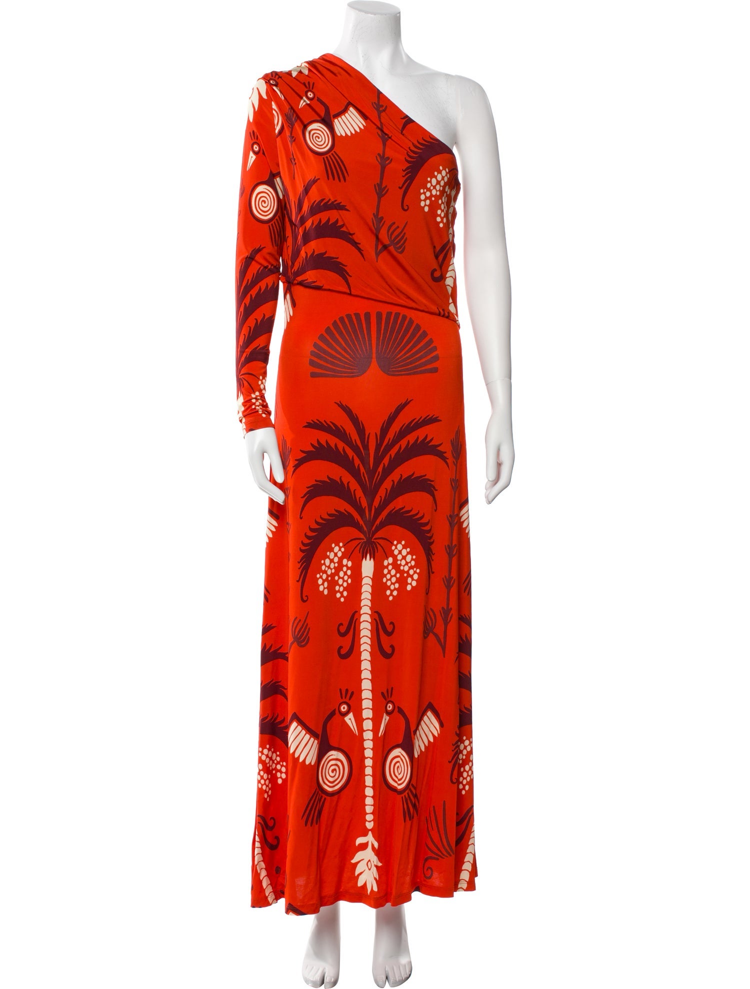 Johanna Ortiz Printed Long Dress w/ Tags