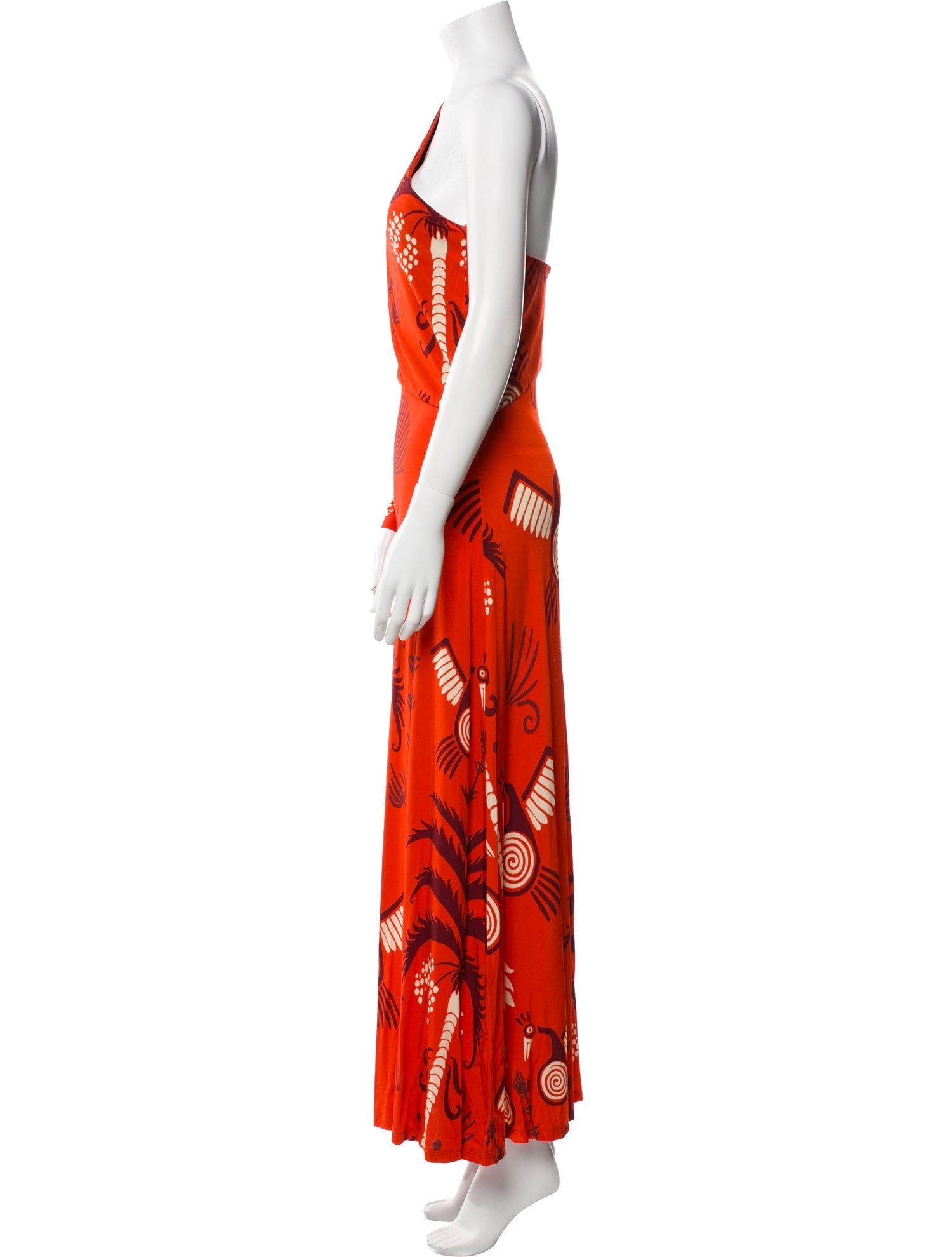 Johanna Ortiz Printed Long Dress w/ Tags