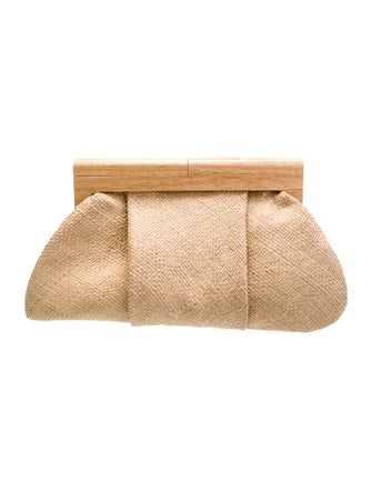 Johanna Ortiz Straw Evening Bag