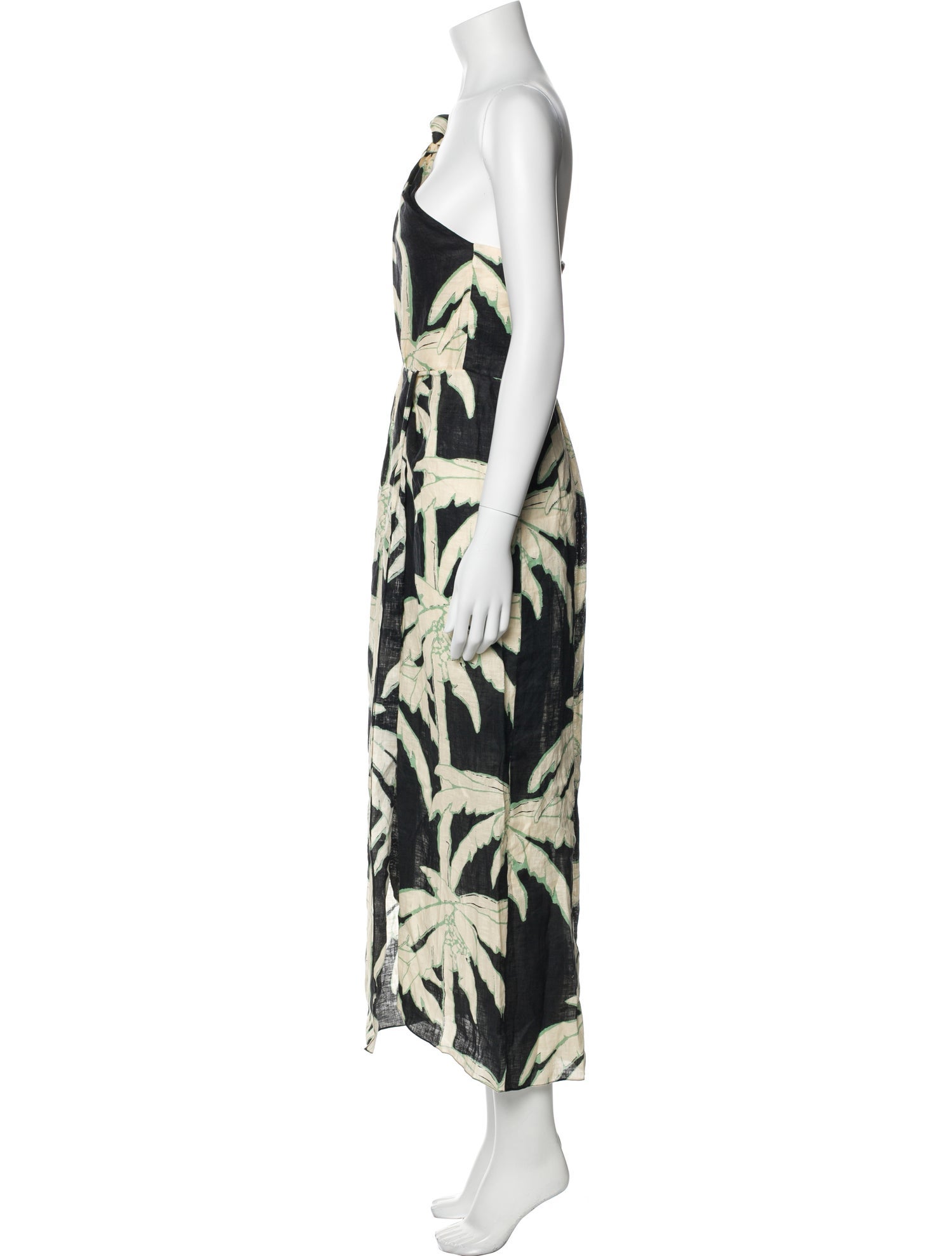 Johanna Ortiz Linen Long Dress