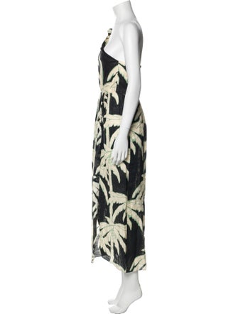 Johanna Ortiz Linen Long Dress