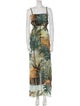 Johanna Ortiz Printed Long Dress