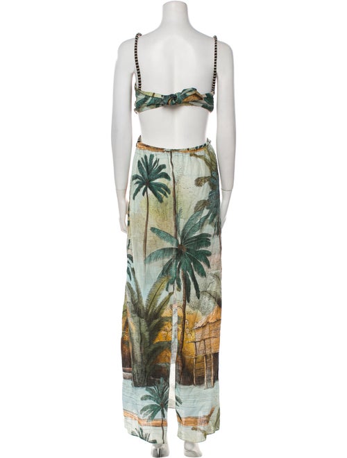 Johanna Ortiz Printed Long Dress