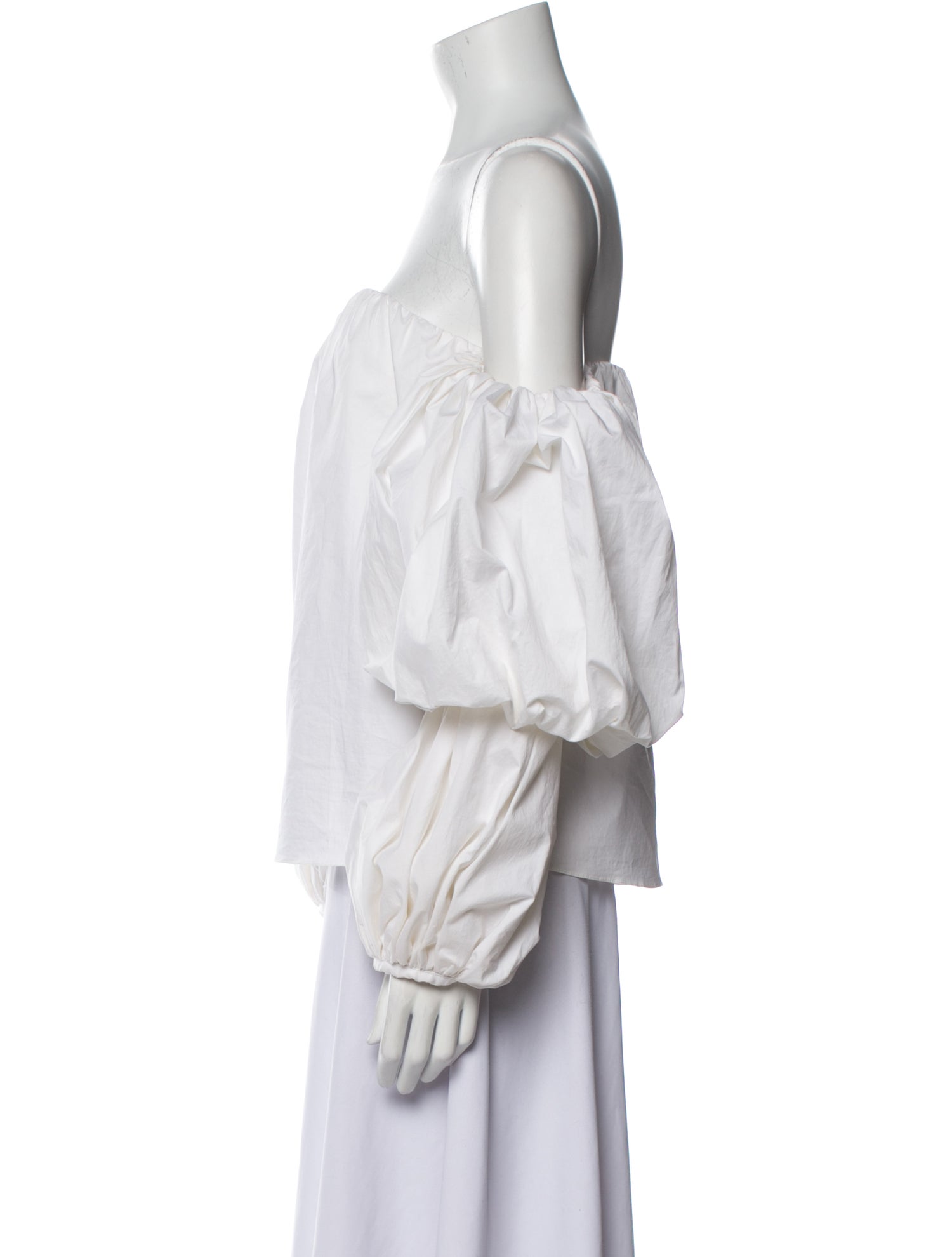 Johanna Ortiz Off-The-Shoulder Long Sleeve Blouse