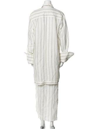 Johanna Ortiz Linen Striped Pant Set