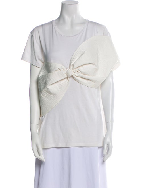 Johanna Ortiz Scoop Neck Short Sleeve Sweatshirt