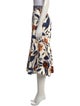 Johanna Ortiz Floral Print Midi Length Skirt