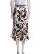 Johanna Ortiz Floral Print Midi Length Skirt