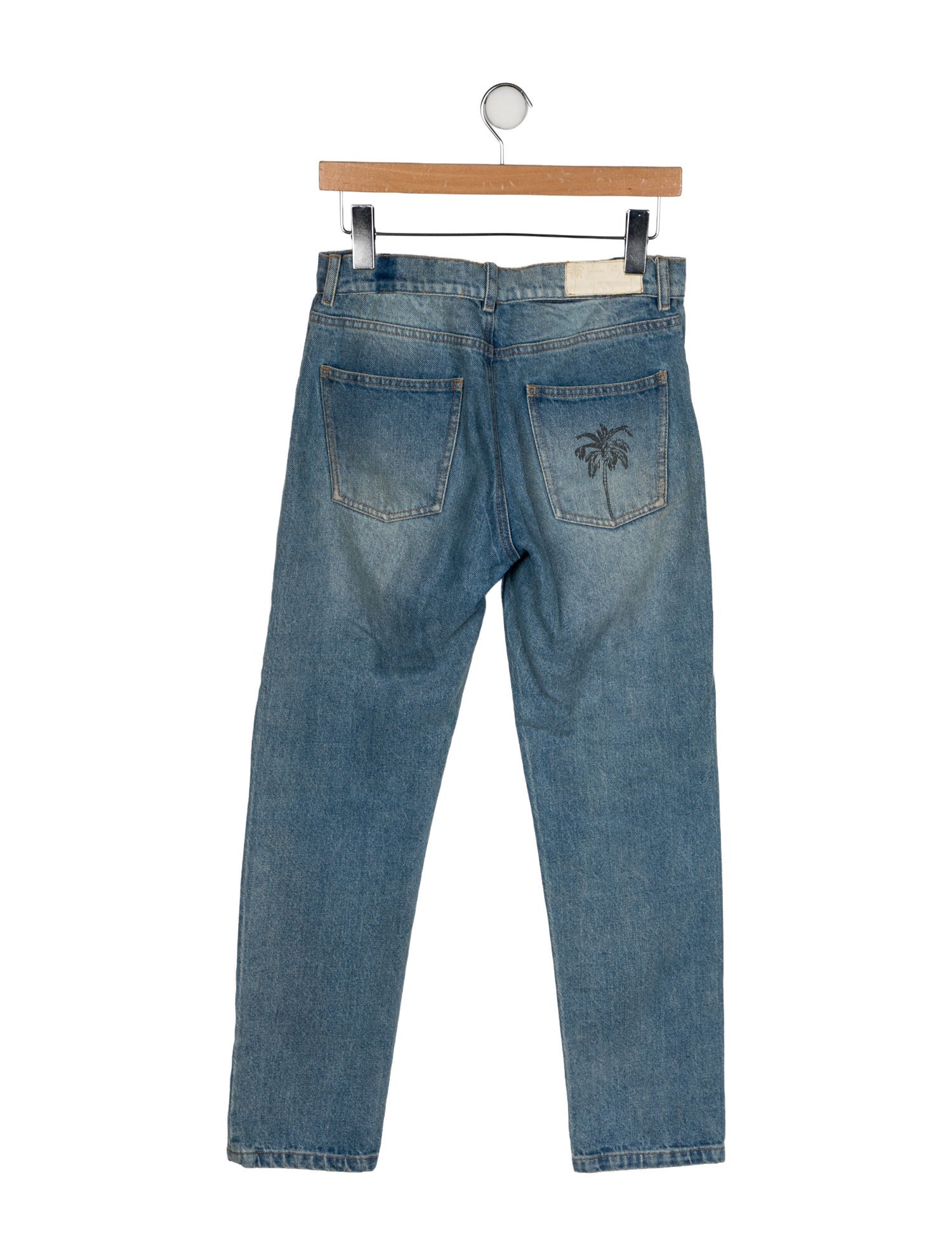 Johanna Ortiz Mid-Rise Straight Leg Jeans