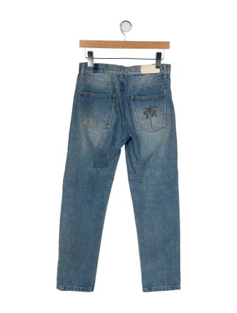 Johanna Ortiz Mid-Rise Straight Leg Jeans
