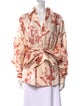 Johanna Ortiz Floral Print Long Sleeve Blouse