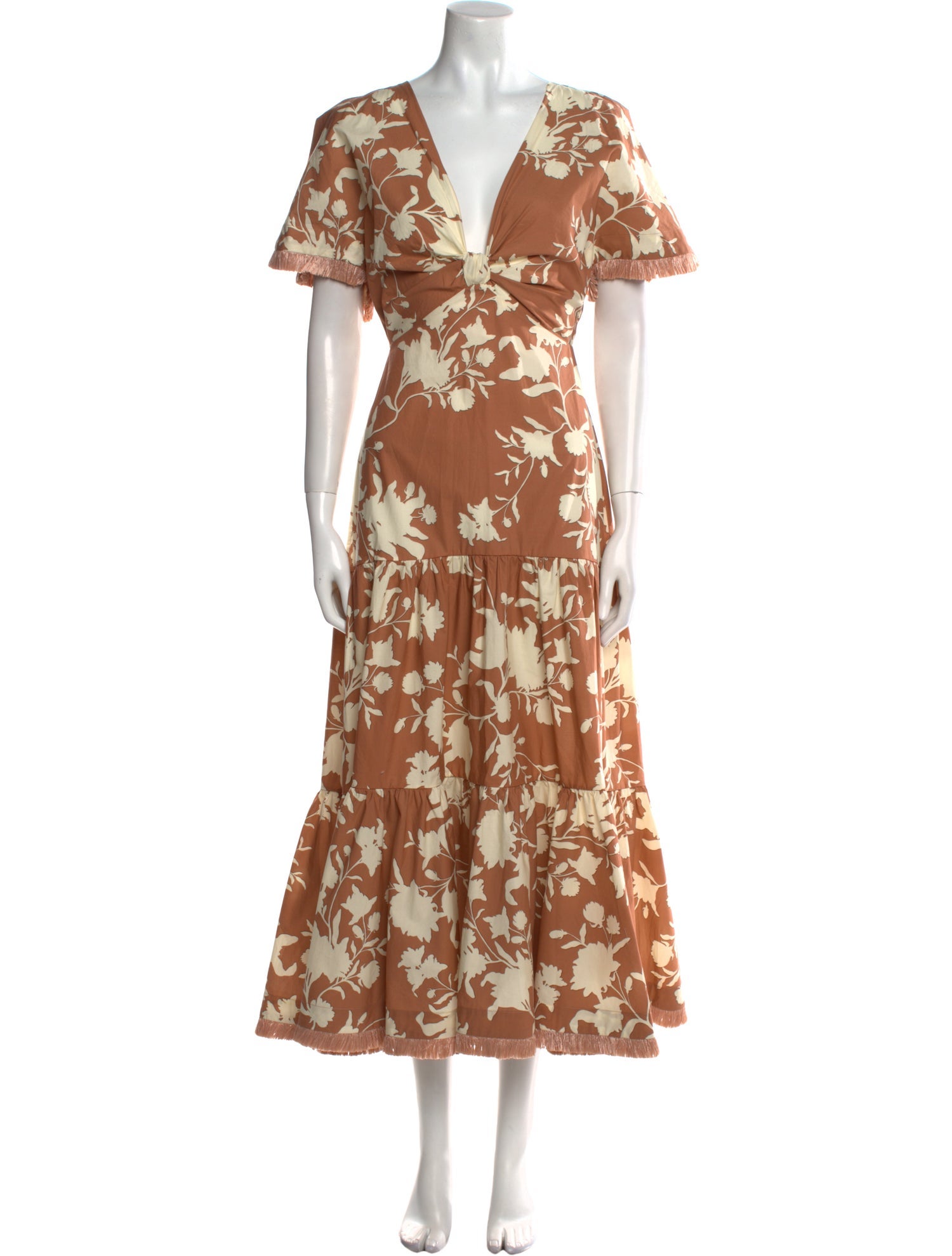 Johanna Ortiz Floral Print Long Dress w/ Tags