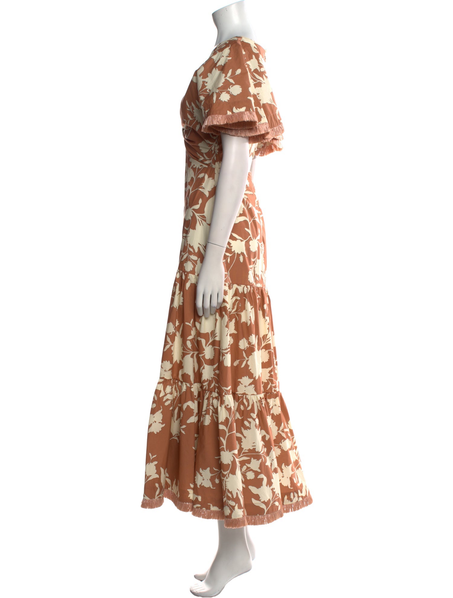 Johanna Ortiz Floral Print Long Dress w/ Tags