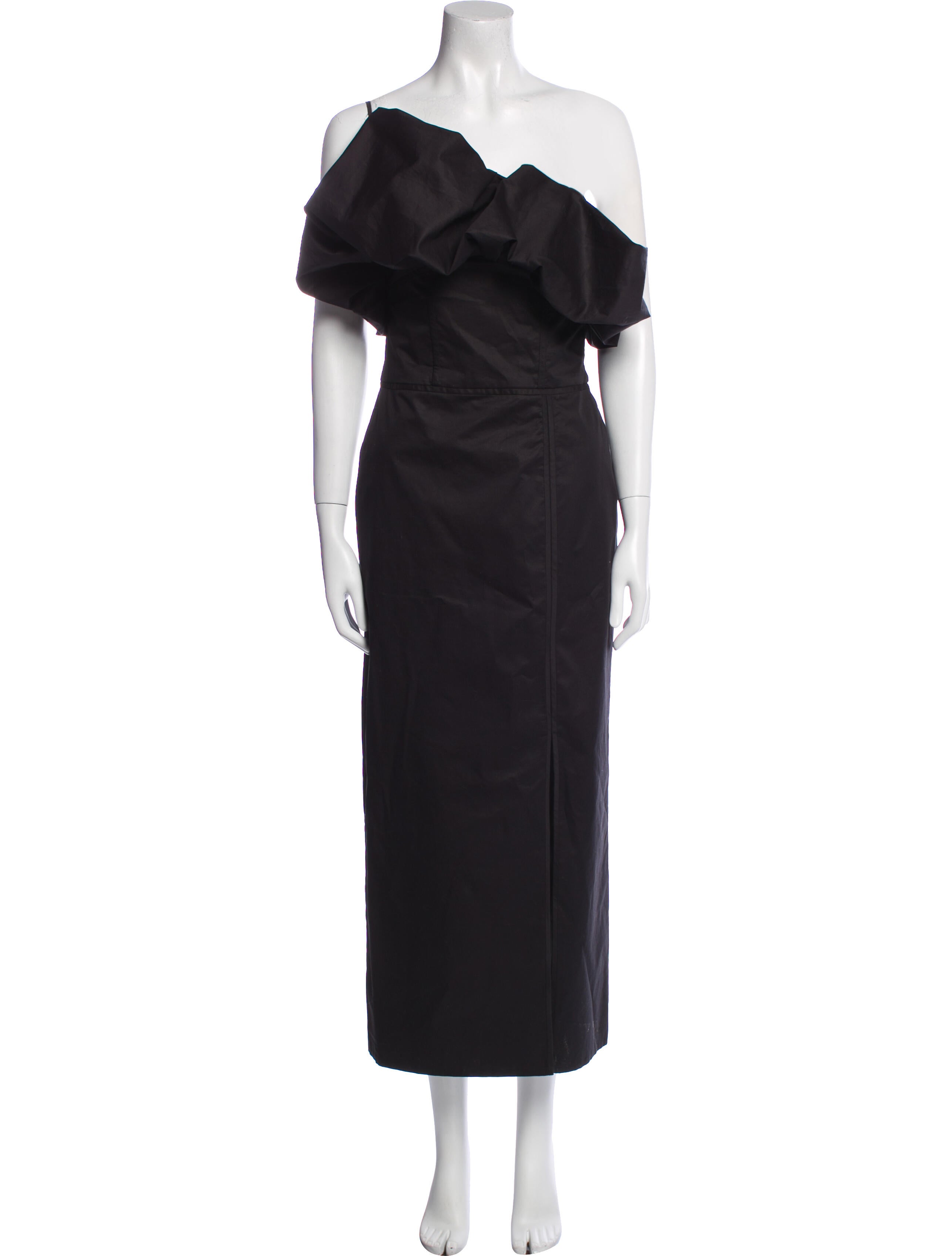 Johanna Ortiz One-Shoulder Long Dress