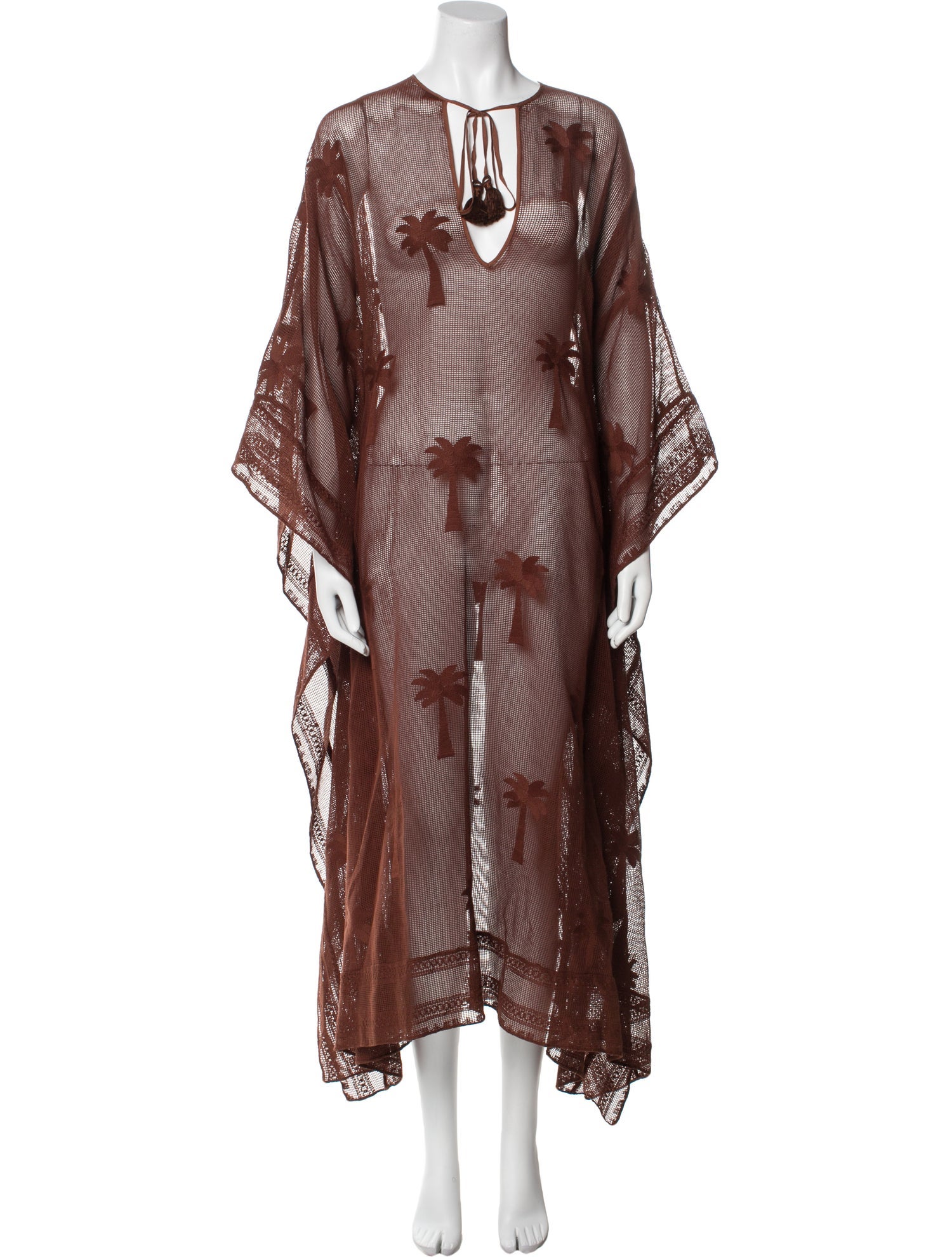 Johanna Ortiz V-Neck Long Dress w/ Tags