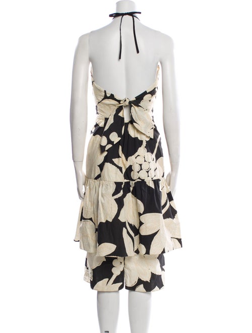 Johanna Ortiz Floral Print Midi Length Dress