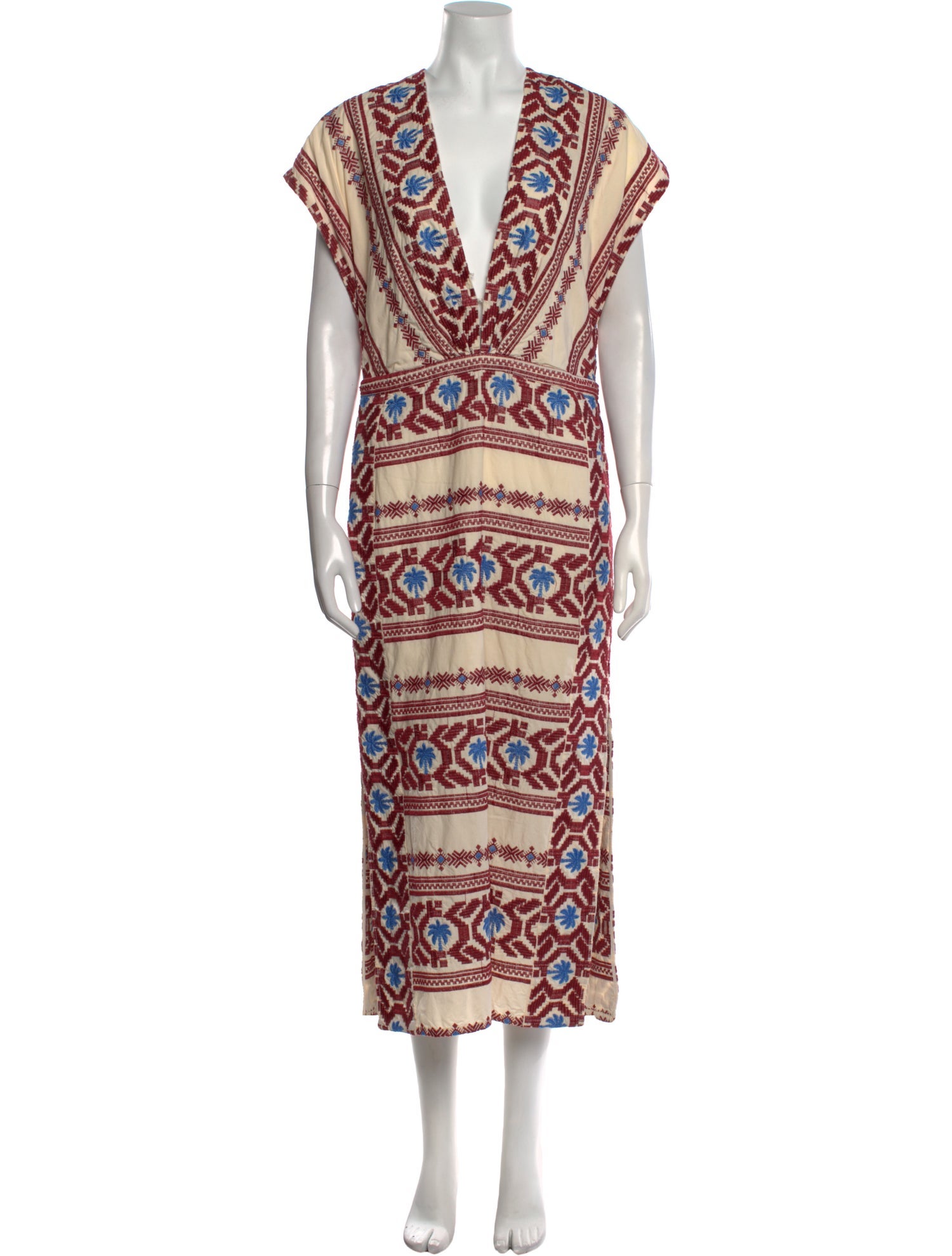 Johanna Ortiz Printed Long Dress