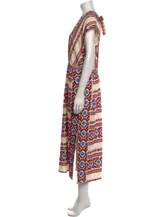 Johanna Ortiz Printed Long Dress