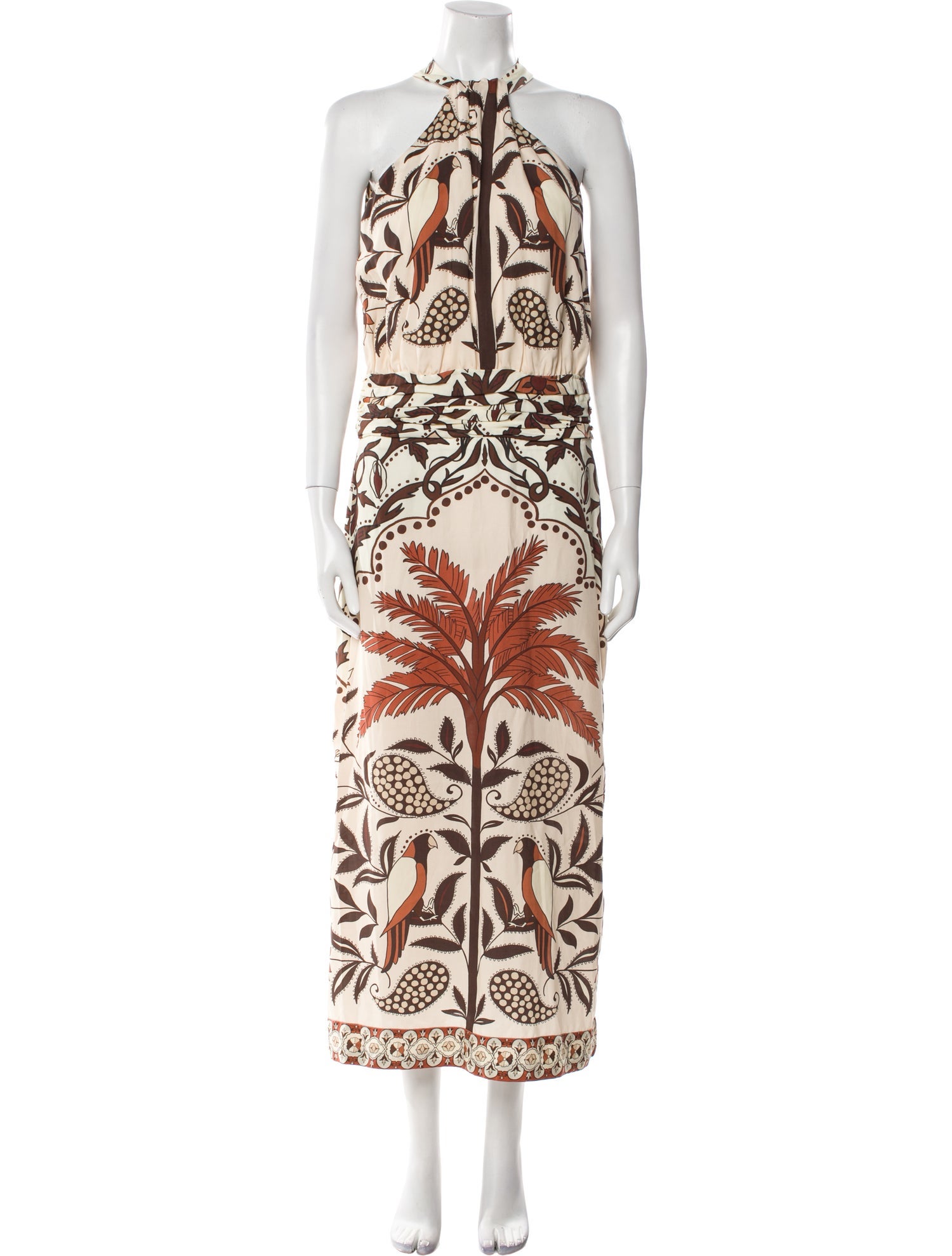 Johanna Ortiz Printed Long Dress