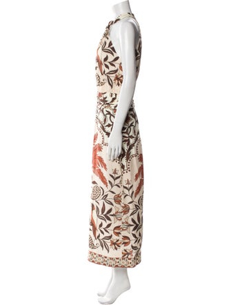 Johanna Ortiz Printed Long Dress