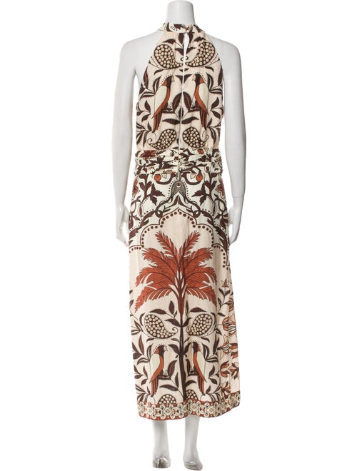 Johanna Ortiz Printed Long Dress