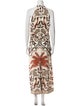 Johanna Ortiz Printed Long Dress