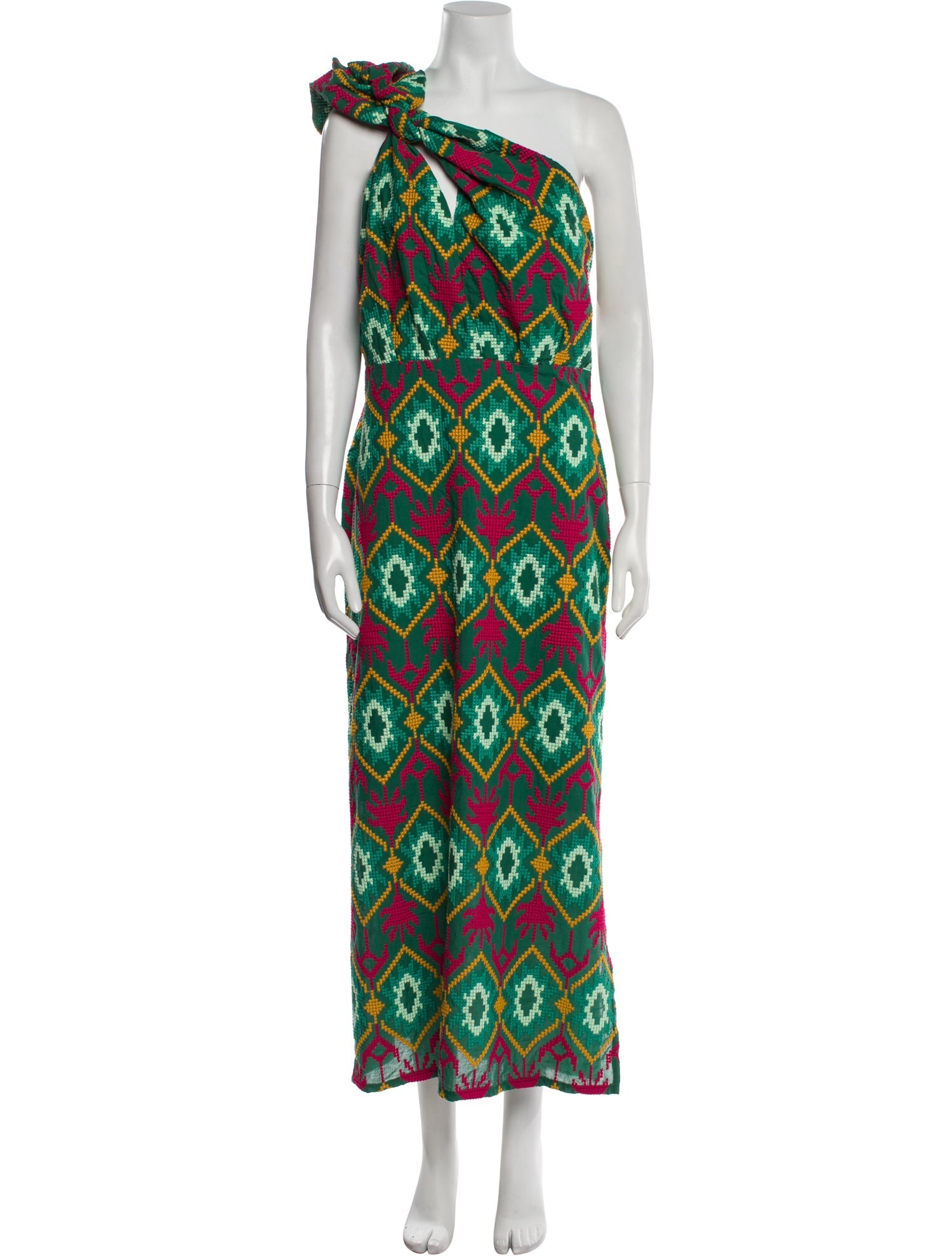 Johanna Ortiz Printed Long Dress