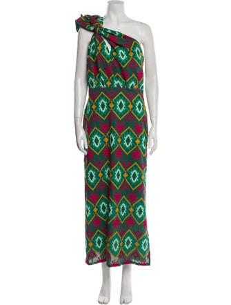 Johanna Ortiz Printed Long Dress