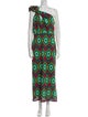 Johanna Ortiz Printed Long Dress