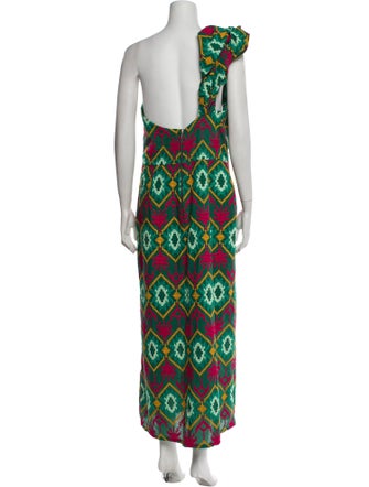 Johanna Ortiz Printed Long Dress