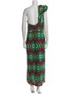 Johanna Ortiz Printed Long Dress