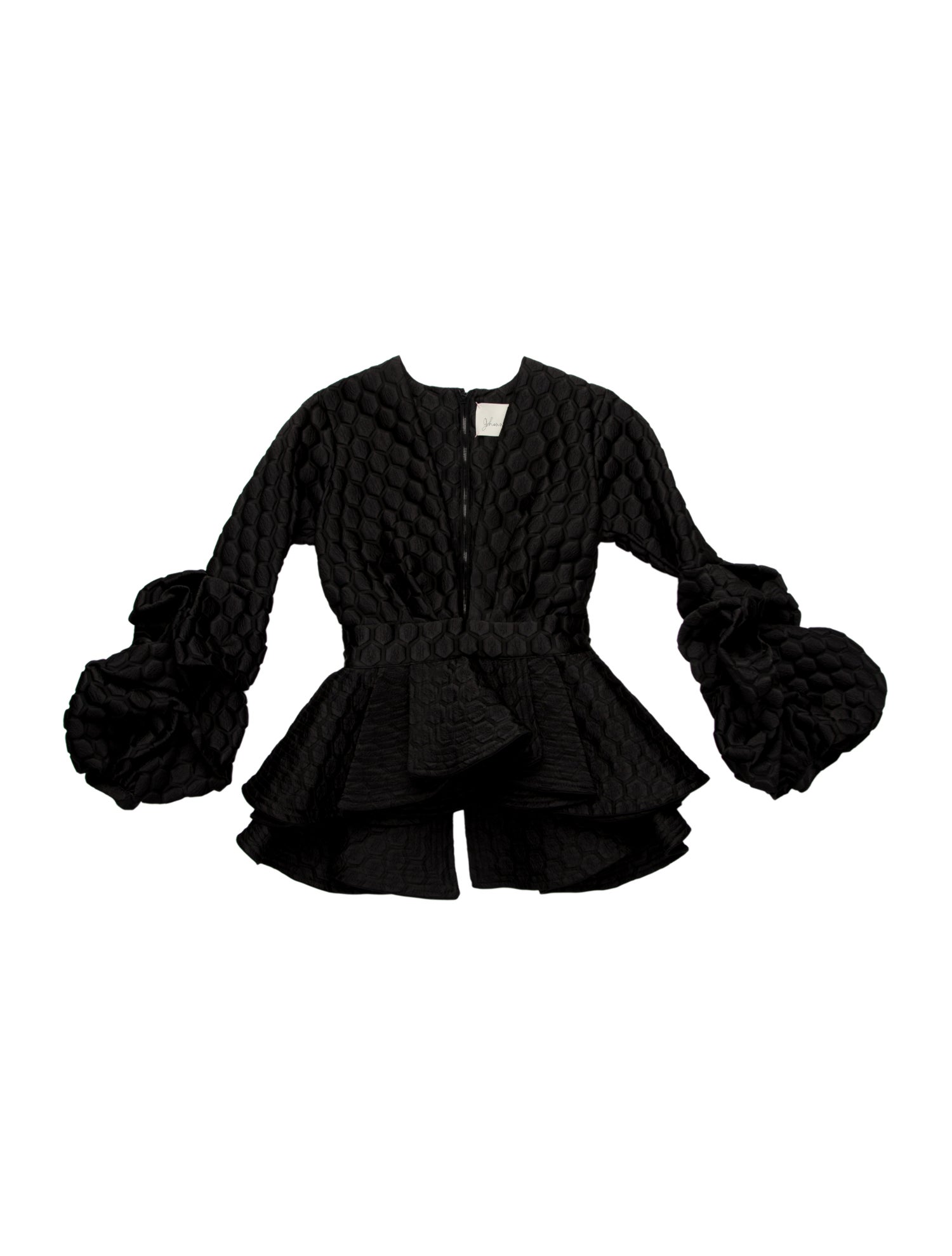 Johanna Ortiz Maia - Origami Plunge Neckline Crop Top