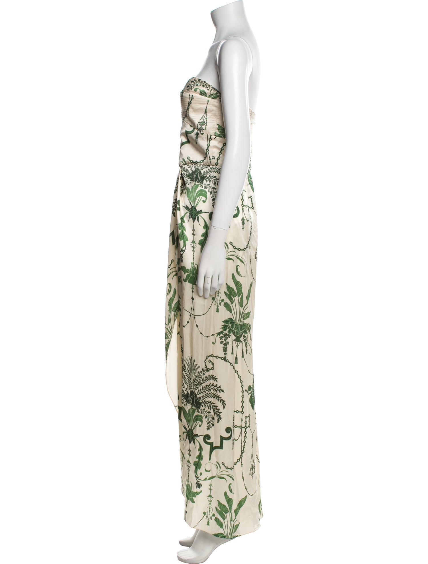 Johanna Ortiz Silk Long Dress