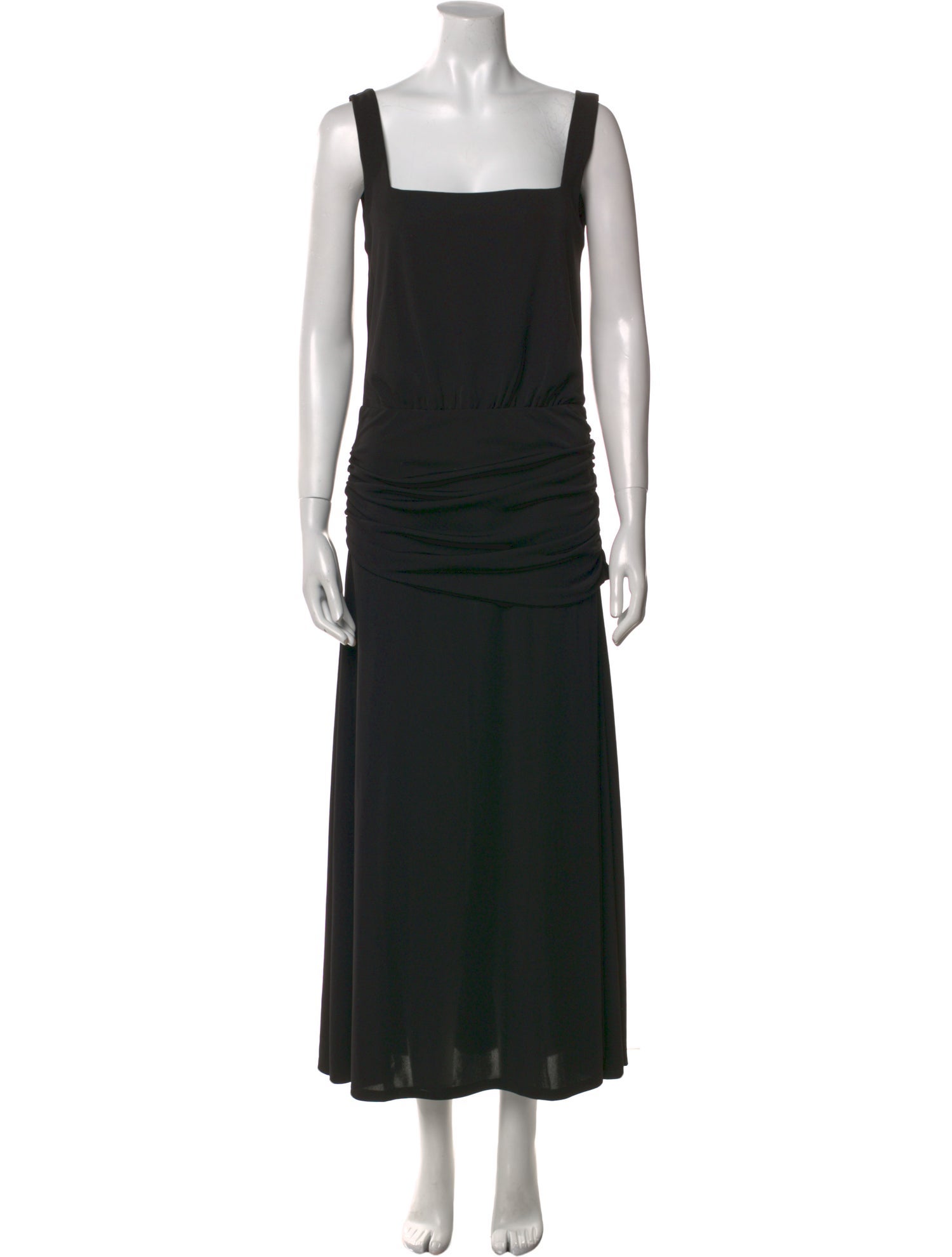Johanna Ortiz Square Neckline Long Dress