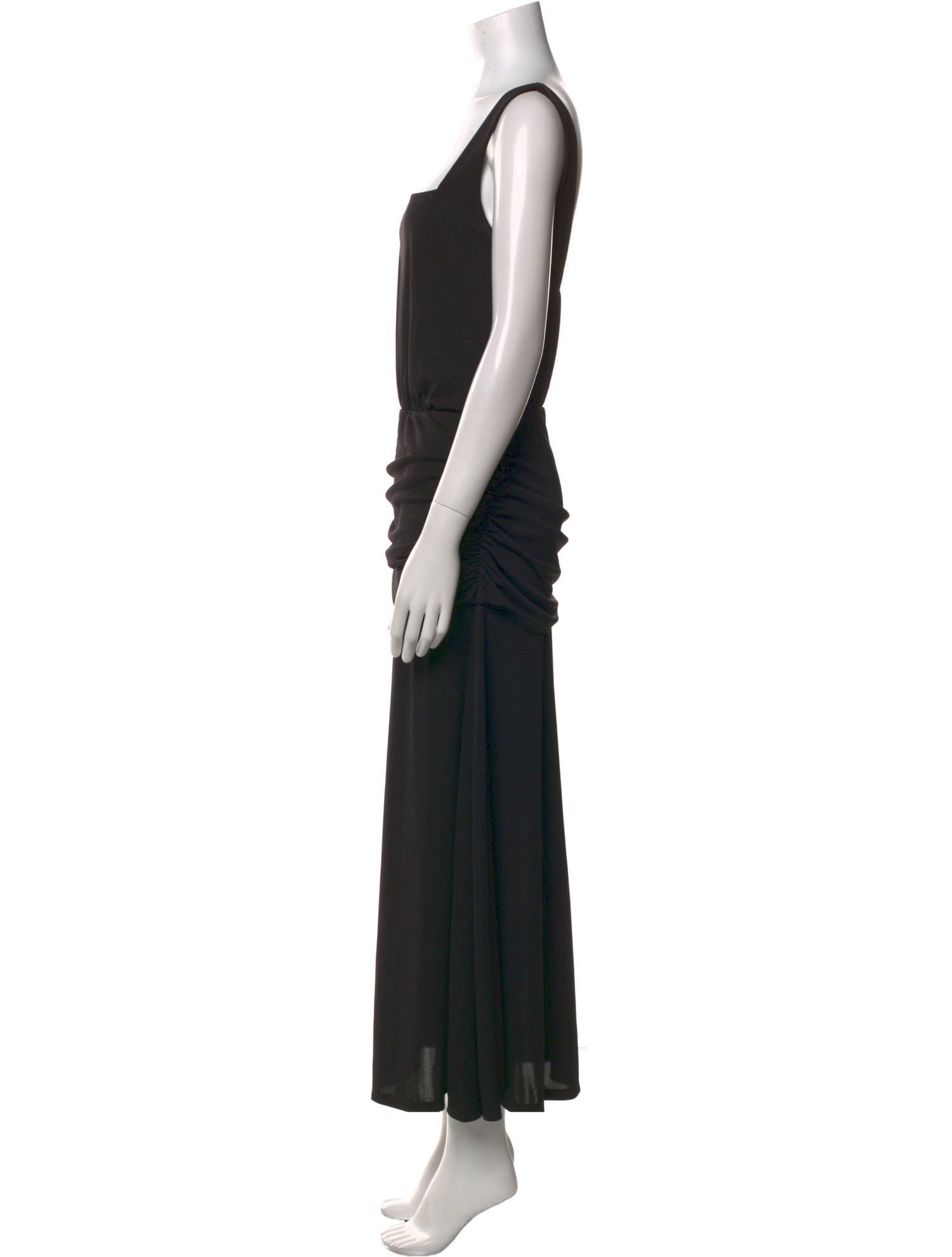 Johanna Ortiz Square Neckline Long Dress