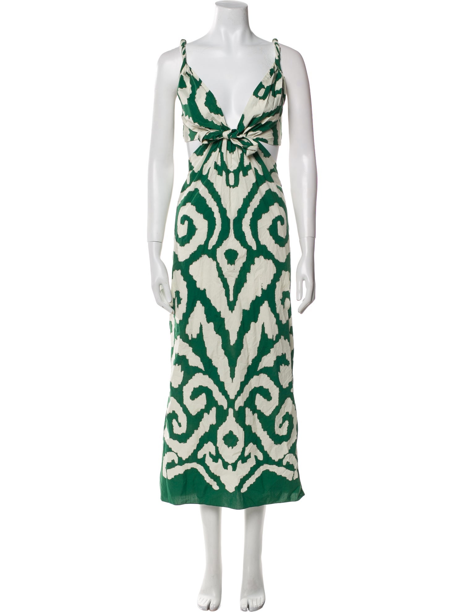 Johanna Ortiz Printed Long Dress