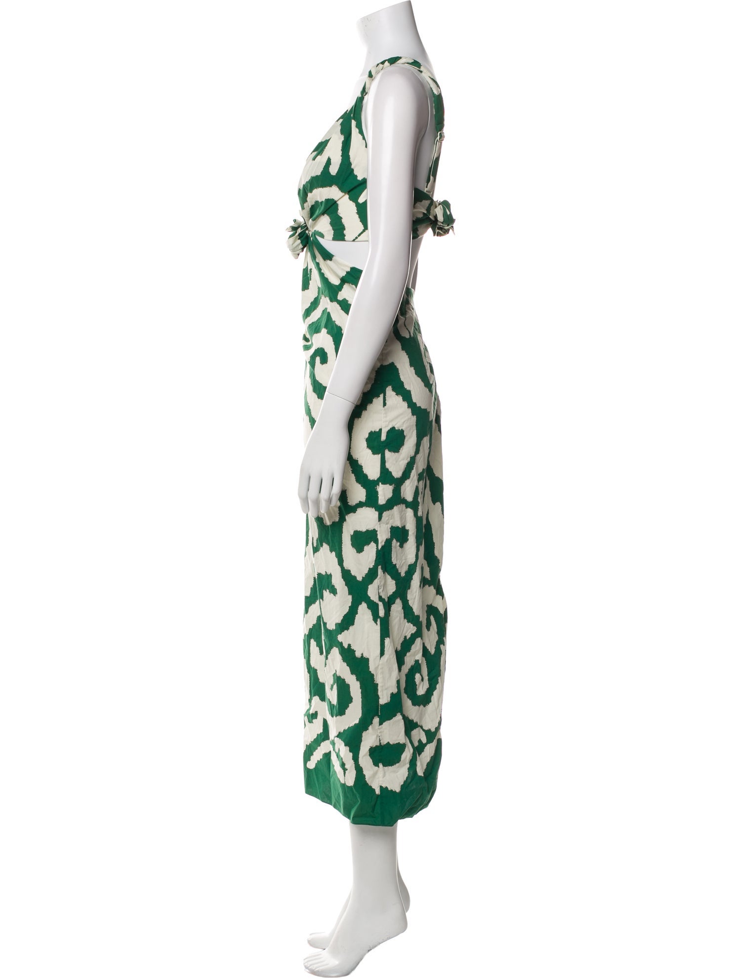 Johanna Ortiz Printed Long Dress