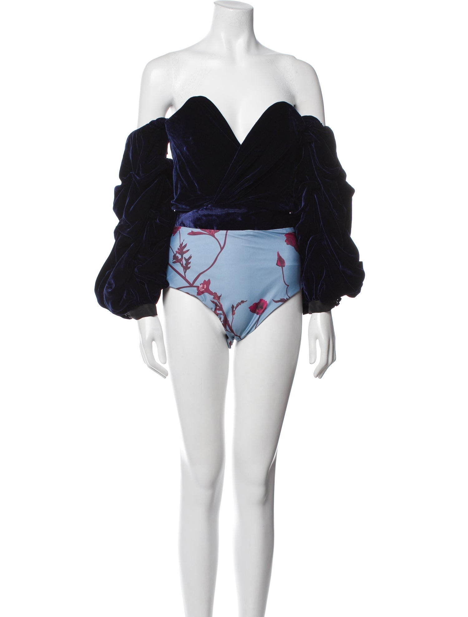 Johanna Ortiz Off-The-Shoulder Long Sleeve Bodysuit