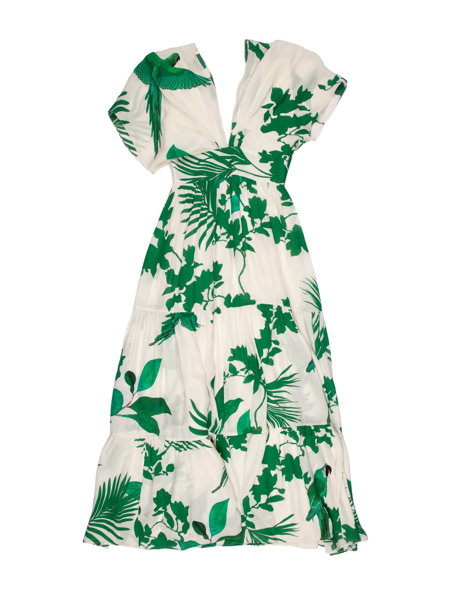 Johanna Ortiz Silk Long Dress