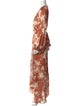 Johanna Ortiz Floral Print Long Dress