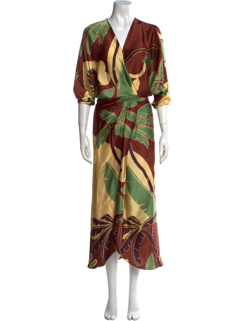 Johanna Ortiz Silk Long Dress